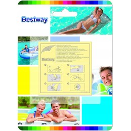 Bestway baseino čiužinių remonto rinkinys, 10 vnt