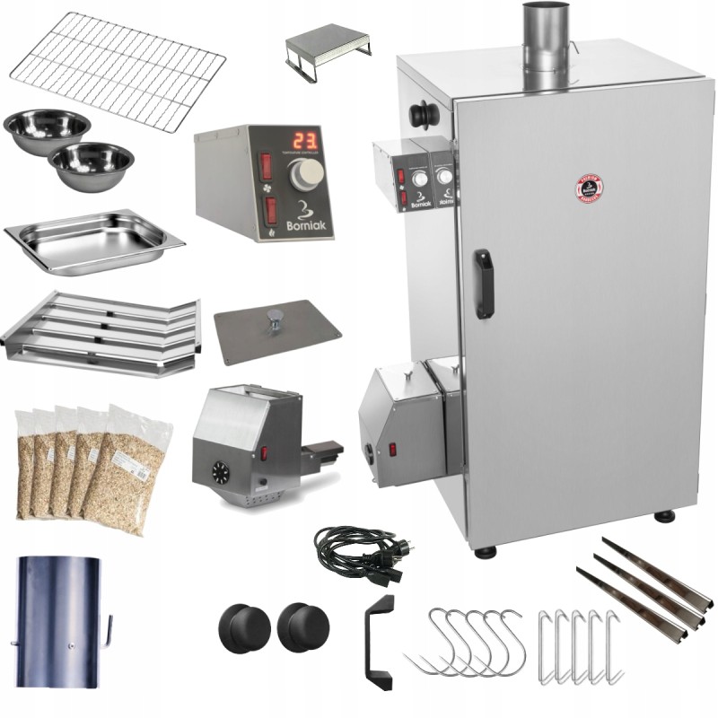 Borniak bbds-150 v1.4 rūkyklos parametrai: