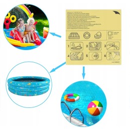 Bestway 62068 remonto rinkinys iš 10 vienetų vandeniui atsparių baseinų čiužinių