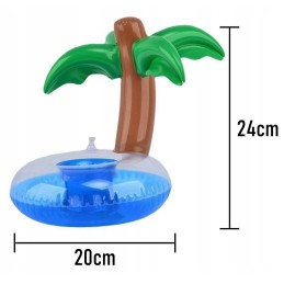 Salos pripučiamas alaus gėrimų laikiklis baseinui