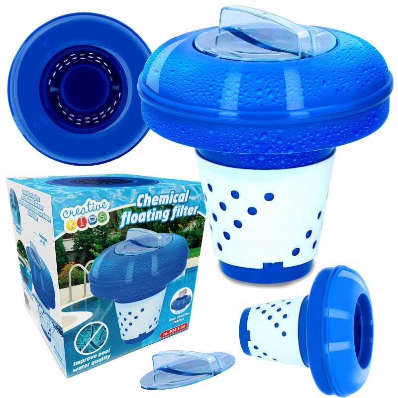 plaukiojantis baseino tablečių dozatorius