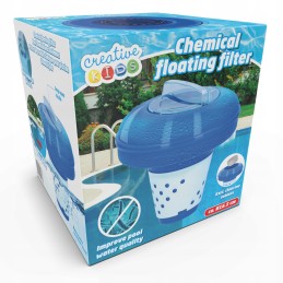 plaukiojantis baseino tablečių dozatorius