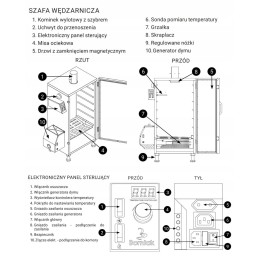 Elektrinis rūkytuvas bbq borniak inox bbds 150 v1 4 digital