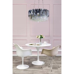 Karaliaus namų imperijos sidabrinė dw-d5688m.sidabrinė pakabinama lempa 16x40w/e14 ip20