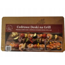 Kedro lenta kepimui ant grotelių, raudono kedro lenta grilio grotelėms, 2 lentos