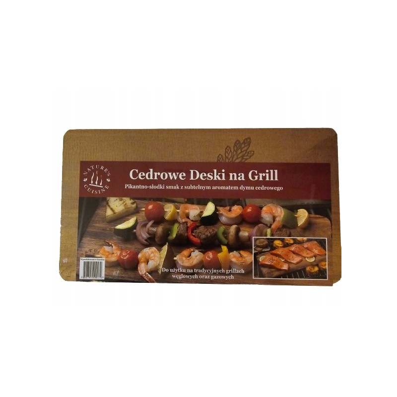 Kedro lenta kepimui ant grotelių, raudono kedro lenta grilio grotelėms, 2 lentos