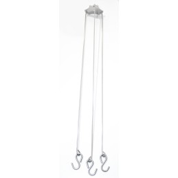 Pakabukas trikojo grotelių tvirtinimui prie pakabos