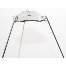 Pakabukas trikojo grotelių tvirtinimui prie pakabos