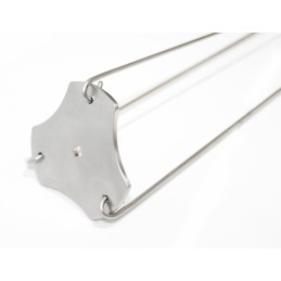 Pakabukas trikojo grotelių tvirtinimui prie pakabos