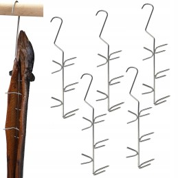 Kablys, kabliukai ungurinei žuviai rūkyti, 2 inox statramsčiai, 5 vnt