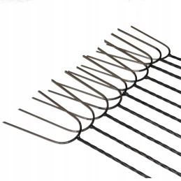 Dešros šakutės pagaliukai 120 cm, antgaliai nerūdijančio plieno, rinkinyje 10 vnt.