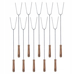 ️ Šakučių pagaliukai laužo grilyje dešra dešroms kepti 1,5 m 10 vnt  ️