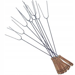 ️ Šakučių pagaliukai laužo grilyje dešra dešroms kepti 1,5 m 10 vnt  ️