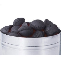 Kaminas greitam kepsninės uždegimui, metalinis, oe 16 cm, didelis, su rankena