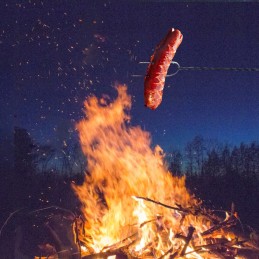 ️ Šakučių pagaliukai laužo grilyje dešra dešroms kepti 1,5 m 10 vnt  ️
