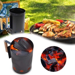 ⭐ Kodėl laukti? Uždegkite anglį/briketus per kelias minutes ir mėgaukitės skanaus ant grotelių kepto maisto skoniu. nustebinkite