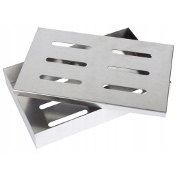 Metalinis grilis meister stačiakampis grilio padėklas 21 x 13 cm