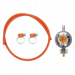 Dujų reduktorius 11 kg balionams, 1 m žarna, trišakiai