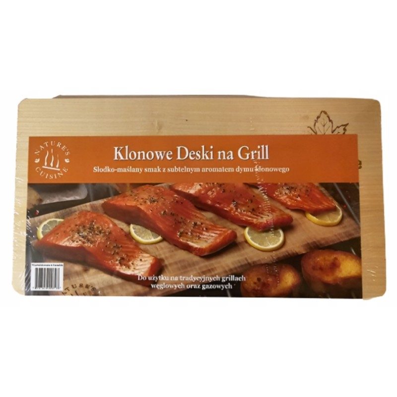 Klevo lenta kepimui, klevo lenta grilio grotelėms, 2 lentos