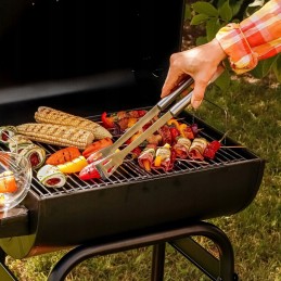 Grilio žnyplių rinkinys, mentelė, mėsos šakutė