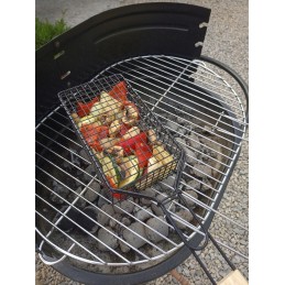 Grilio grotelių grotelių krepšys poilsio dienoms skirtoms daržovėms