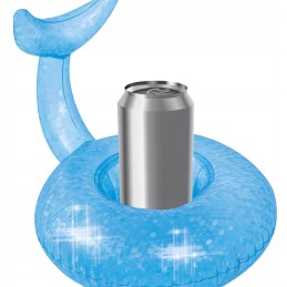 Pripučiamas gėrimų laikiklis paplūdimiui, baseinui, gėrimų padėkliukas