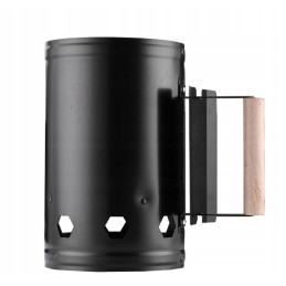 Kaminas griliui apšviesti anglies briketais