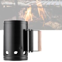 Kaminas griliui apšviesti anglies briketais