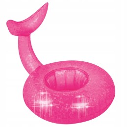 Pripučiamas gėrimų laikiklis paplūdimiui, baseinui, gėrimų padėkliukas