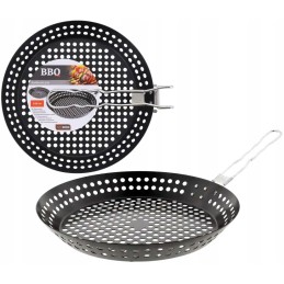 Grilio keptuvė be riebalų kepimui ant nepridegančių grotelių - bbq