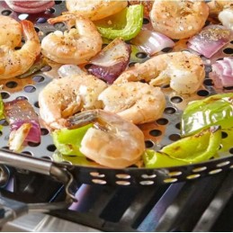 Grilio keptuvė be riebalų kepimui ant nepridegančių grotelių - bbq