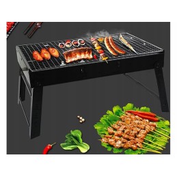 Turistinis grilis nešiojamas sulankstomas lagaminas anglies kempingo kepsninė