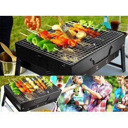 Turistinis grilis nešiojamas sulankstomas lagaminas anglies kempingo kepsninė