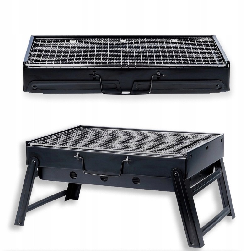 Sodo vakarėlis nešiojamas sulankstomas kepsninės lagaminas kelionės kompaktiškos kelionės