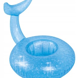 Pripučiamas gėrimų laikiklis paplūdimiui, baseinui, gėrimų padėkliukas