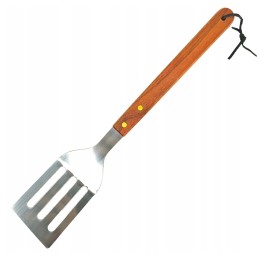 Grilio rinkinys, priedai, kepsninės stalo įrankiai, 4 vnt., mediena