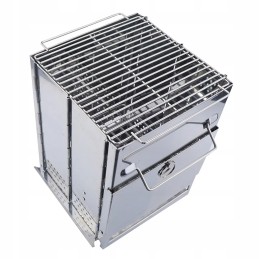 ⭐ BBQ Stove Rocket Stove turistinis nešiojamas sulankstomas sodo kempingas ⭐