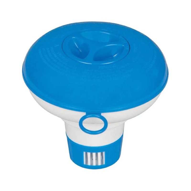 Plaukiojantis chloro intex baseino cheminių medžiagų dozatorius