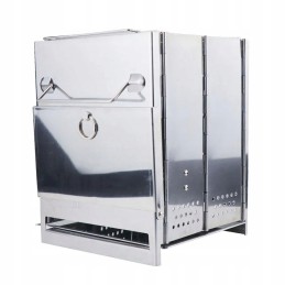 ⭐ BBQ Stove Rocket Stove turistinis nešiojamas sulankstomas sodo kempingas ⭐