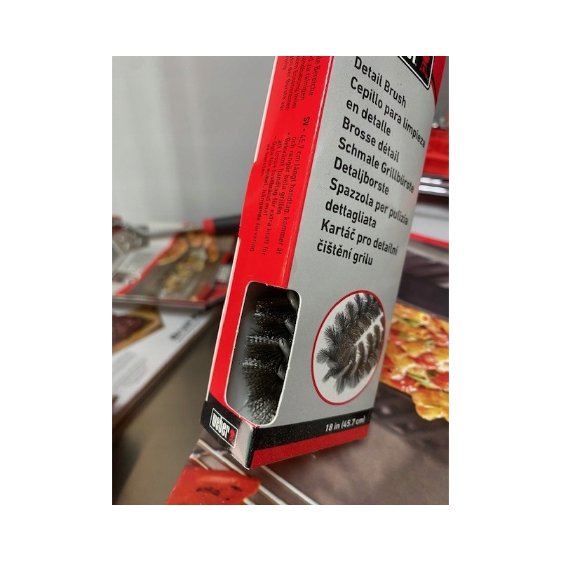 Weber 45 vielos grotelių šepetys, 7 cm