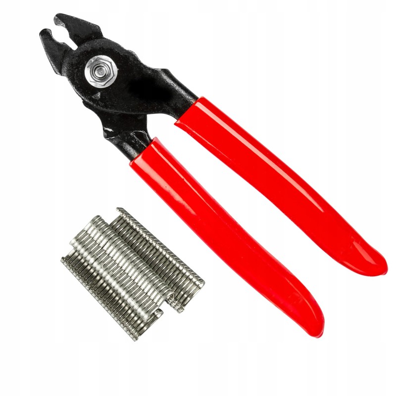 Dešros kumpio spaustukas + 60 vnt biowin segtukų 313313