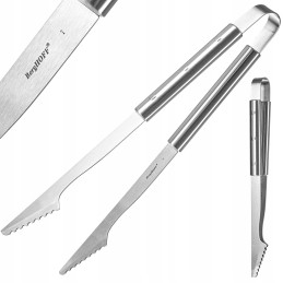 Berghoff plieninės kepsninės žnyplės