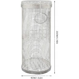 Iš nerūdijančio plieno tinklelio pagamintas sukamasis kepsninės kepsninė