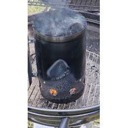 Kaminas kempingo griliui įkurti