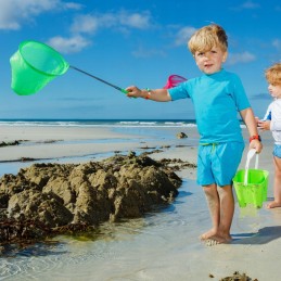 Tinklas drugeliams, vabzdžiams, žuvims, vaikams, teleskopinis tinklelis baseinui