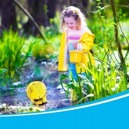Tinklas drugeliams, vabzdžiams, žuvims, vaikams, teleskopinis tinklelis baseinui