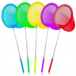 Tinklas drugeliams, vabzdžiams, žuvims, vaikams, teleskopinis tinklelis baseinui