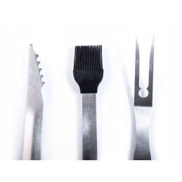 G21 3 grilio įrankių rinkinys - nerūdijantis plienas