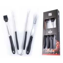 G21 3 grilio įrankių rinkinys - nerūdijantis plienas