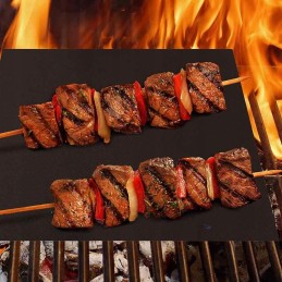 8x tefloninis kilimėlis, grotelės ir kepimo skarda